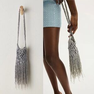 New Free People Hayes Beaded Shoulder Bag